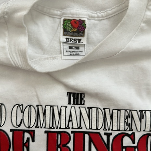 Fruit of the loom XL: The 10 Commandments of Bingo - Picture 2 of 4